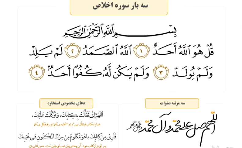 استخاره آنلاین با قرآن / نحوه صحیح استخاره گرفتن