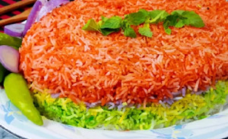 برنج رنگی رنگی؛ با رسپی رستوران های معروف