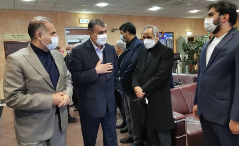 رئیس سازمان انرژی اتمی ایران وارد مسکو شد