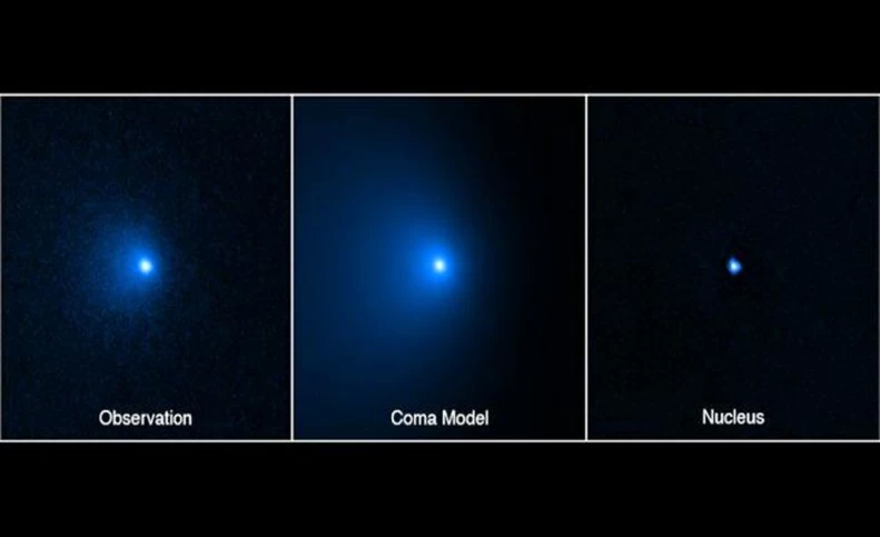 تلسکوپ هابل بزرگ‌ترین دنباله دار تاریخ را تایید کرد