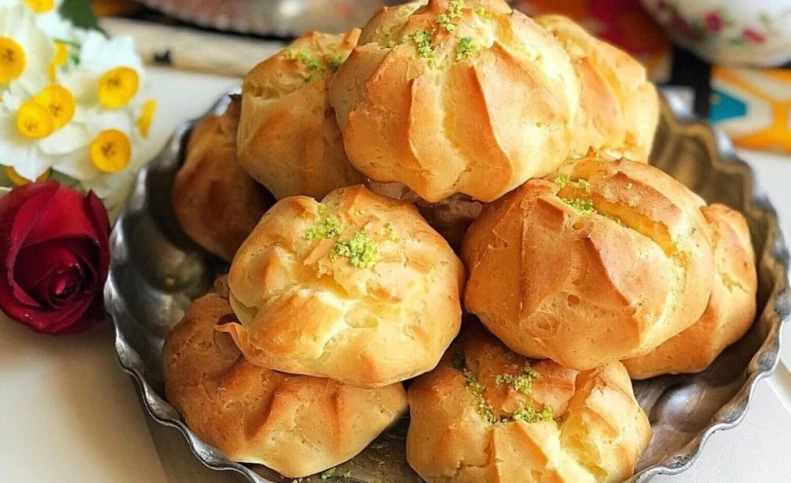 طرز تهیه نون خامه‌ای به روش قنادی‌