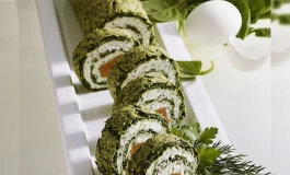 روش تهیه رول مرغ و اسفناج لذیذ
