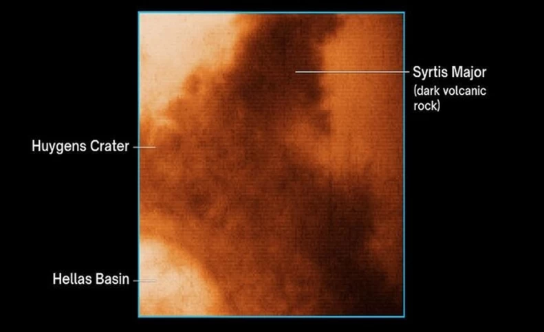 اولین نگاه تلسکوپ جیمز وب به مریخ را ببینید