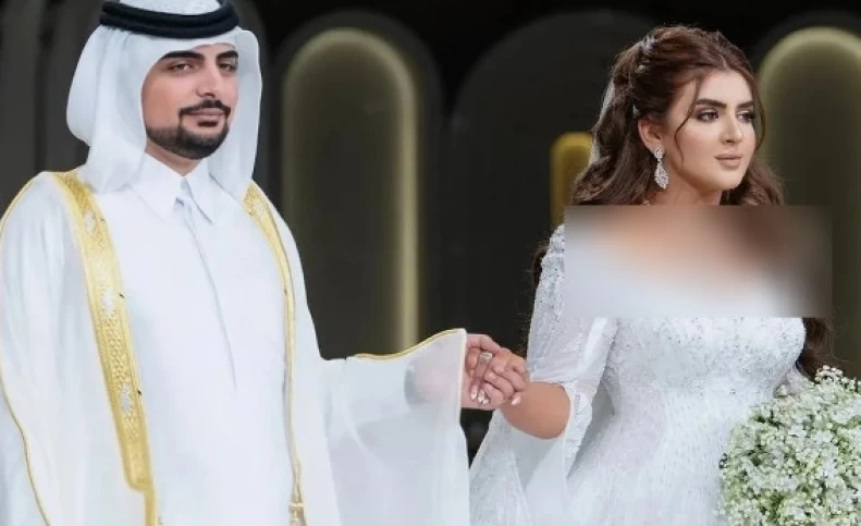 (تصاویر) دختر حاکم دبی در لباس عروس؛ شاهزاده خانم آفتابی شد!