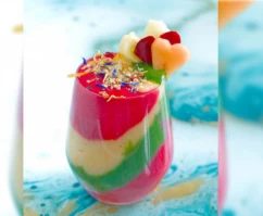 روش تهیه میکس میوه چند رنگ