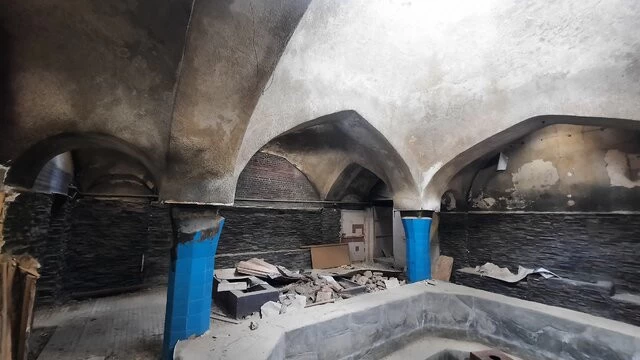 «خرابکاری» یک سریال تلویزیونی در حمام تاریخی