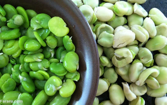 بهترین روش پوست کندن باقلا پوست کندن باقلا