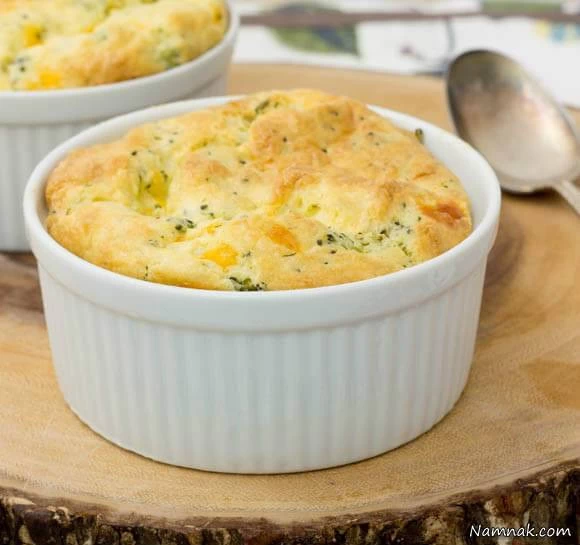 طرز تهیه سوفله اسفناج و ژامبون سوفله اسفناج و ژامبون