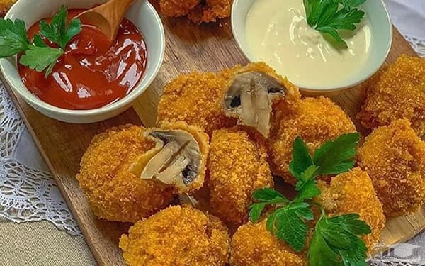 قارچ سوخاری در فر