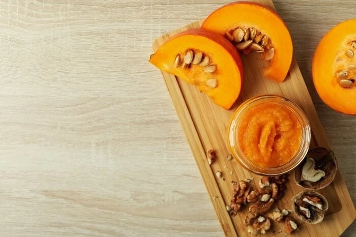 طرز تهیه دسر کدو حلوایی و گردو دسر پاییزی