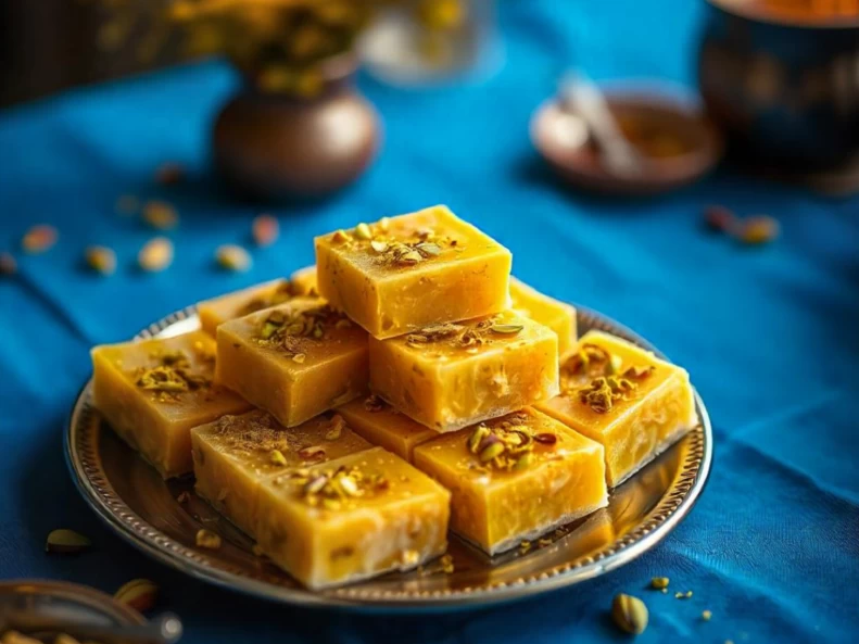 زعفران در حلوا